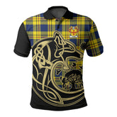 Carlisle Tartan Polo Shirt Viking Wolf